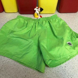 Pearl Izumi acid green running shorts